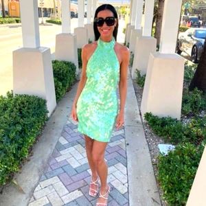SPARKLING GREEN DRESS💚